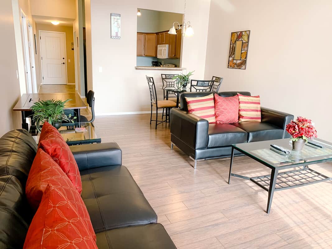 Regina Furnished Housing - Stockton Road - Living Room