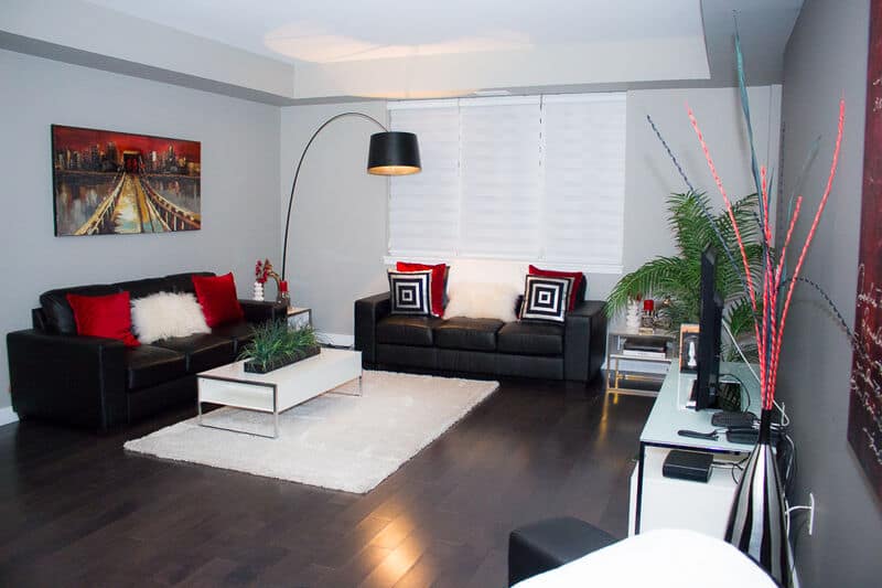 Regina furnished housing - Strathmore Suite 203 - Living Room